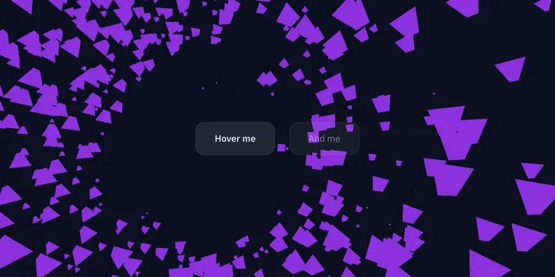 Antigravity particles running on a page