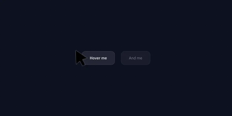 Icon cursor running on a page