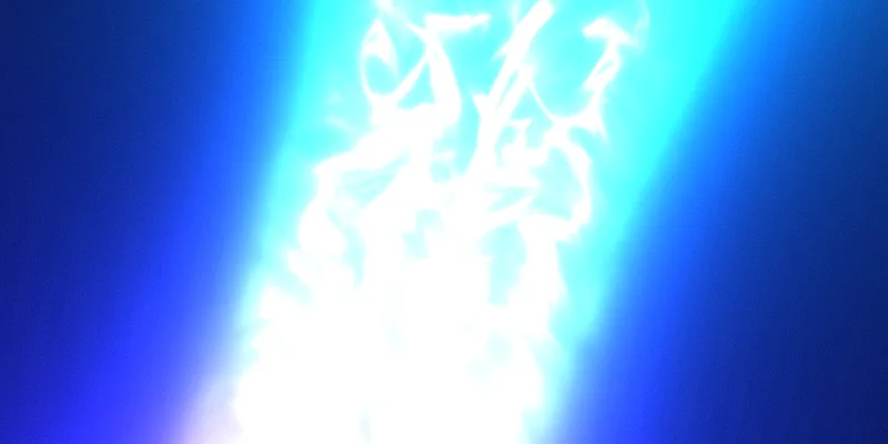 Light pillar running on a page